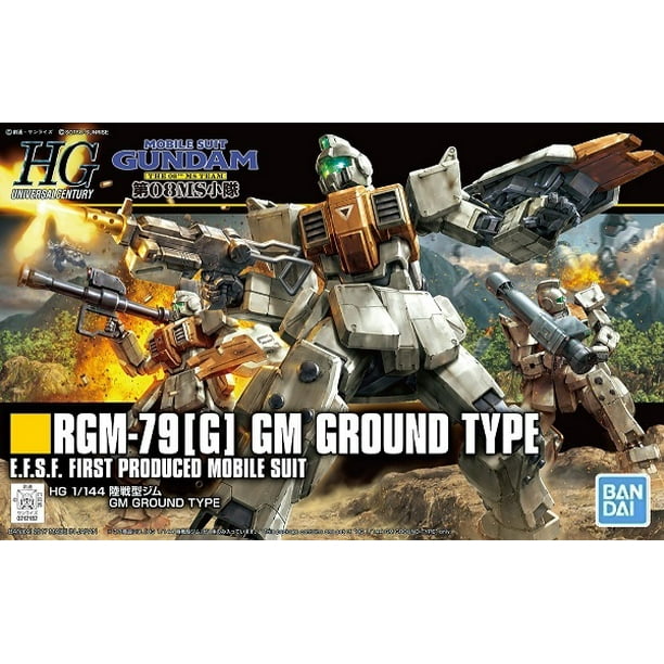 08th MS Team 1/144 HGUC Rx-79g The Ground War Set 0079 Model Kit Bandai for sale online